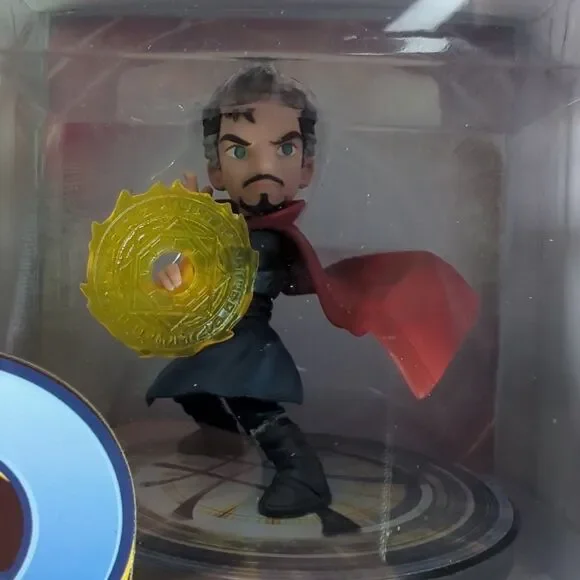 Doctor Strange Q Fig Action Figure on Stand 2016 Marvel Loot Crate Exclusive Qmx - Picture 7 of 7